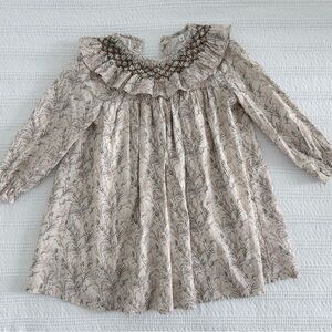 Floral Ruffle Long Sleeve Dress